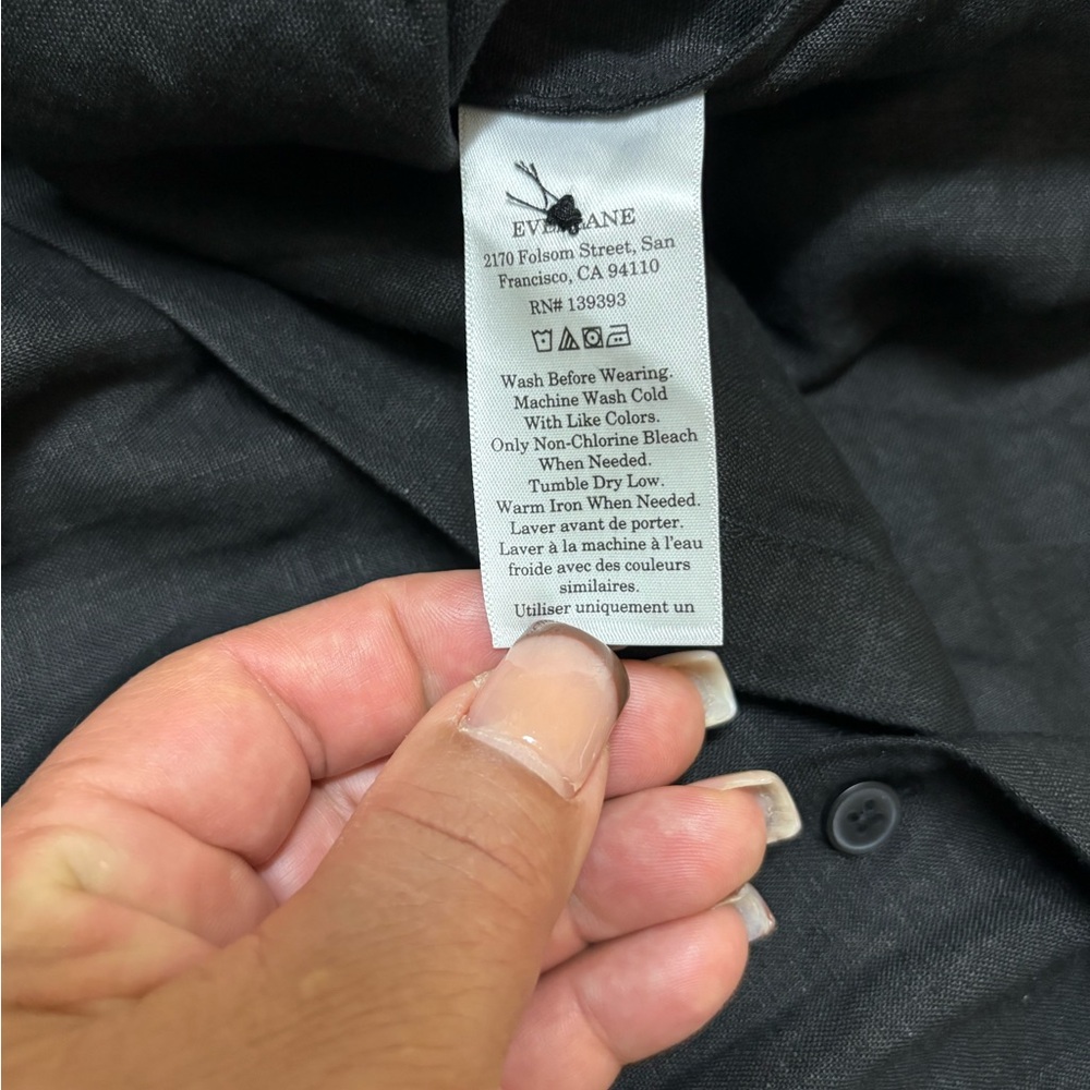 Everlane Classic Black Midi Dress - Picture 12 of 13